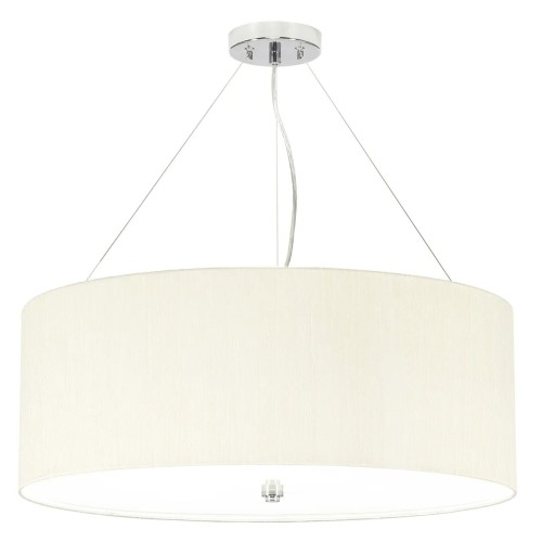 Lampa wisząca 66 cm Pearce - 5 źródeł światła - Polerowany chrom