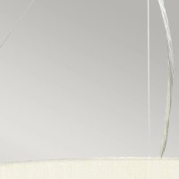 Lampa wisząca 66 cm Pearce - 5 źródeł światła - Polerowany chrom