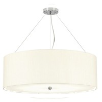 Lampa wisząca 86,4 cm Pearce - 7 źródeł światła - Polerowany chrom