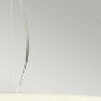 Lampa wisząca 86,4 cm Pearce - 7 źródeł światła - Polerowany chrom