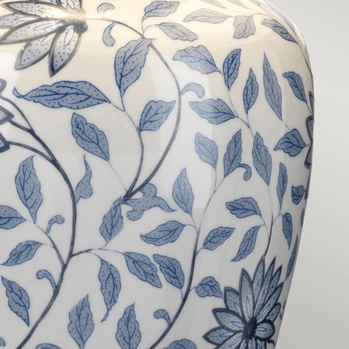 Lampa stołowa Ying - 1 źródło światła - Niebieski, biały