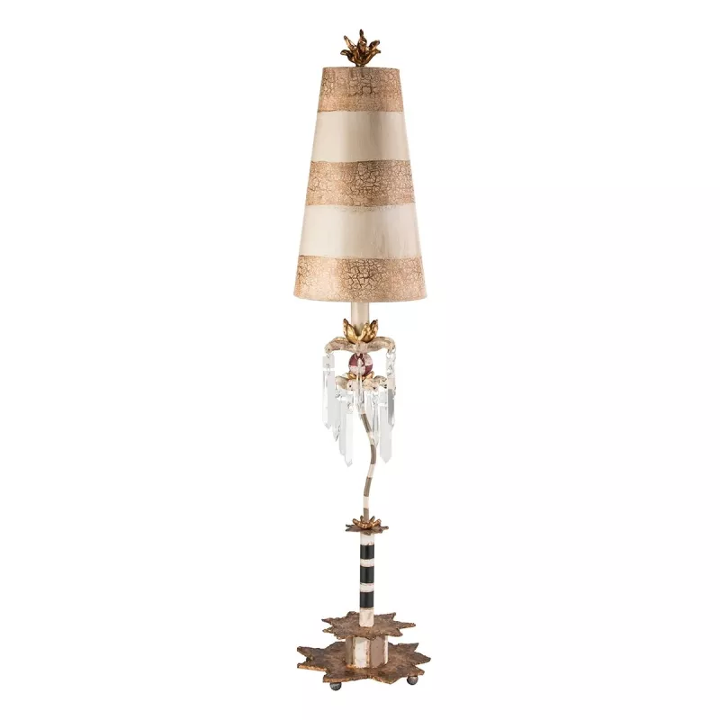 Lampa stołowa Birdland - 1 źródło światła - Kremowy, złoty