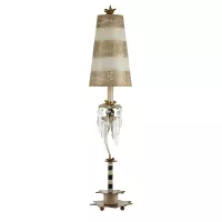 Lampa stołowa Birdland - 1 źródło światła - Kremowy, złoty
