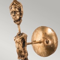 Kinkiet Fragment - 1 źródło światła - Postarzane złoto