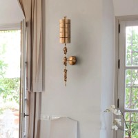 Kinkiet Fragment - 1 źródło światła - Postarzane złoto