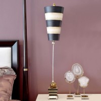 Lampa stołowa Peony - 1 źródło światła - Taupe, czarny