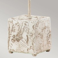 Lampa stołowa Petra - 1 źródło światła - Biały