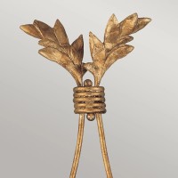 Kinkiet Sweet Olive - 2 źródła światła - Złoty