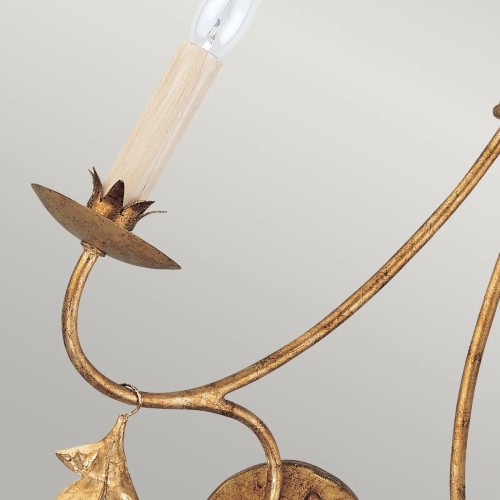 Kinkiet Sweet Olive - 2 źródła światła - Złoty