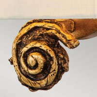 Mały kinkiet Swirl - 1 źródło światła - Złoty