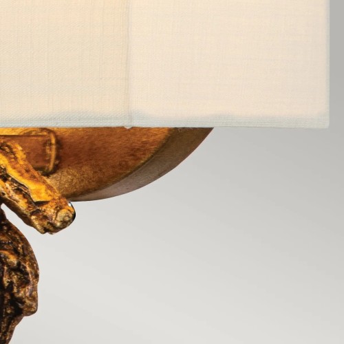 Mały kinkiet Swirl - 1 źródło światła - Złoty