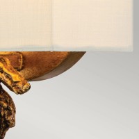 Mały kinkiet Swirl - 1 źródło światła - Złoty