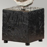 Lampa stołowa Swirl - 1 źródło światła - Biały, czarny