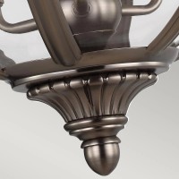 Lampa wisząca Adams - 3 źródła światła - Antyczny nikiel
