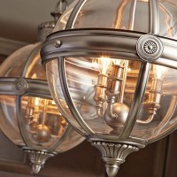 Lampa wisząca Adams - 3 źródła światła - Antyczny nikiel
