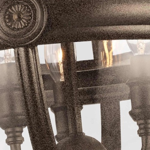 Lampa wisząca Adams - 3 źródła światła - Brytyjski brąz