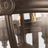 Lampa wisząca Adams - 3 źródła światła - Brytyjski brąz