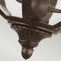 Lampa wisząca Adams - 3 źródła światła - Brytyjski brąz