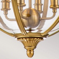 Lampa wisząca Adams - 4 źródła światła - Oksydowany mosiądz