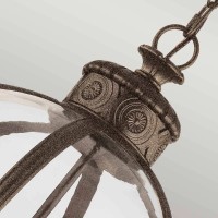 Lampa wisząca Adams - 4 źródła światła - Brytyjski brąz