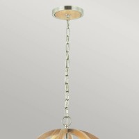 Mała lampa wisząca Allier - 1 źródło światła - Drewno