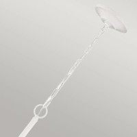 Żyrandol Annie - 4 źródła światła - Teksturowana biel