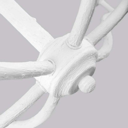 Żyrandol Annie - 6 źródeł światła - Teksturowana biel