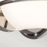 Kinkiet Apollo - 1 źródło światła - Polerowany nikiel