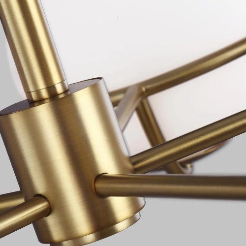 Żyrandol Apollo - 5 źródeł światła - Oksydowany mosiądz