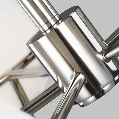 Żyrandol Apollo - 5 źródeł światła - Polerowany nikiel