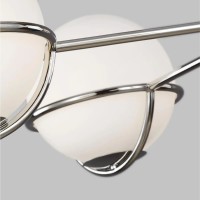 Żyrandol Apollo - 5 źródeł światła - Polerowany nikiel