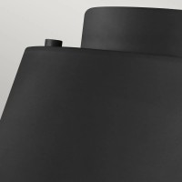 Plafon Asher - 3 źródła światła - Czarny, złoty