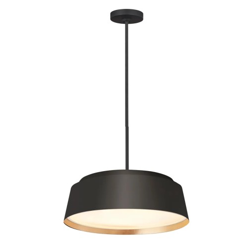 Lampa wisząca Asher - 5 źródeł światła - Czarny, złoty