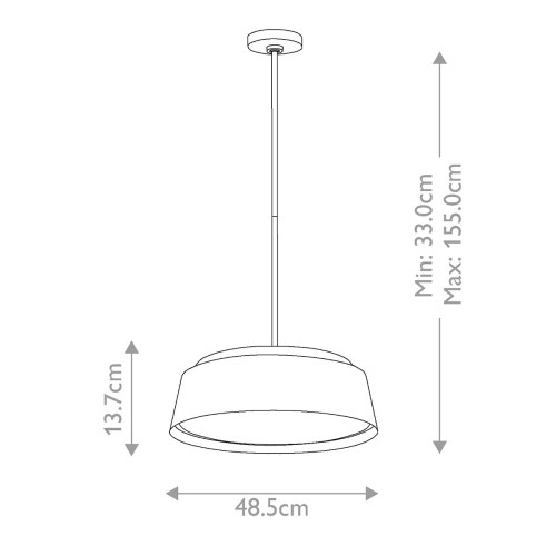 Lampa wisząca Asher - 5 źródeł światła - Czarny, złoty