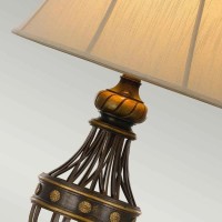 Lampa stołowa Augustine - 1 źródło światła - Antyczny brąz