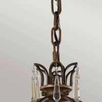 Lampa wisząca Bellini - 1 źródło światła - Oksydowany brąz, brytyjski brąz