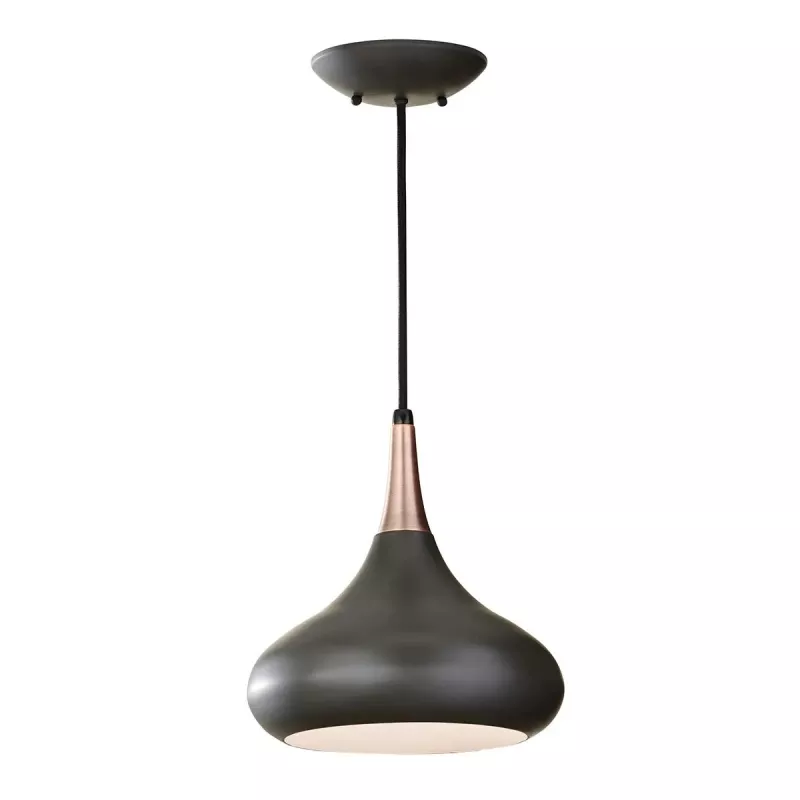 Średnia lampa wisząca Beso - 1 źródło światła - Ciemnobrązowy