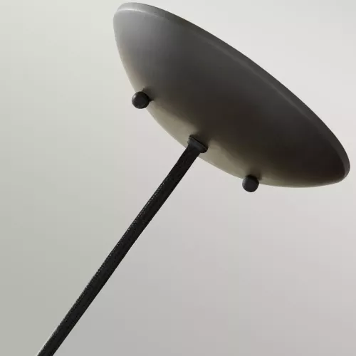 Średnia lampa wisząca Beso - 1 źródło światła - Ciemnobrązowy