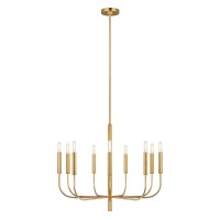 Żyrandol Brianna - 9 źródeł światła - Oksydowany mosiądz