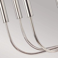 Żyrandol Brianna - 9 źródeł światła - Polerowany nikiel