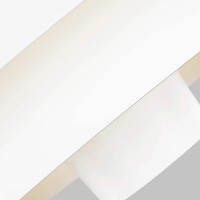 Lampa wisząca Brisbin - 1 źródło światła - Matowa biel