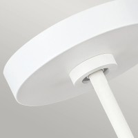 Lampa wisząca Brisbin - 1 źródło światła - Matowa biel