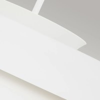 Lampa wisząca Brisbin - 1 źródło światła - Matowa biel