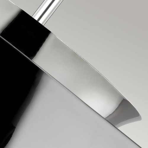 Lampa wisząca Brisbin - 1 źródło światła - Polerowany nikiel