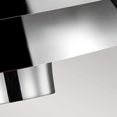 Lampa wisząca Brisbin - 1 źródło światła - Polerowany nikiel