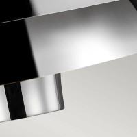 Lampa wisząca Brisbin - 1 źródło światła - Polerowany nikiel