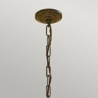 Żyrandol Chateau - 6 źródeł światła - Brązowy