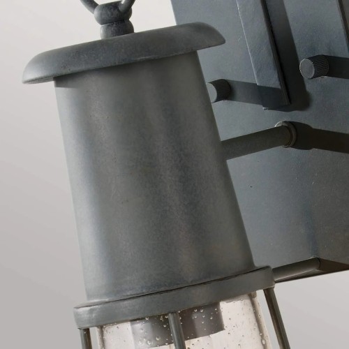 Latarnia naścienna Chelsea Harbor - 1 źródło światła - Szary