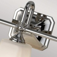 Kinkiet Concord - 3 źródła światła - Polerowany chrom