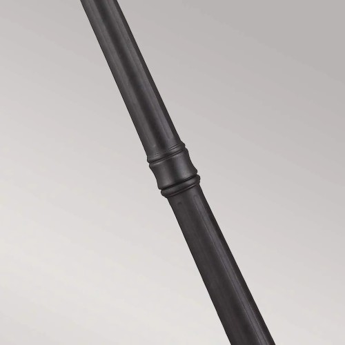 Duża latarnia uliczna Cotswold Lane - 3 źródła światła - Czarny